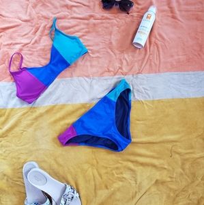 80's vibe Tricolor bikini by Gap Body
